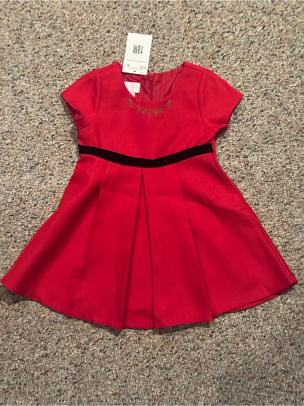Bonnie Baby Red Dress 18M